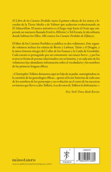 Contraportada Hª Tierra Media Nº 02/12 El libro de los cuentos perdidos 2