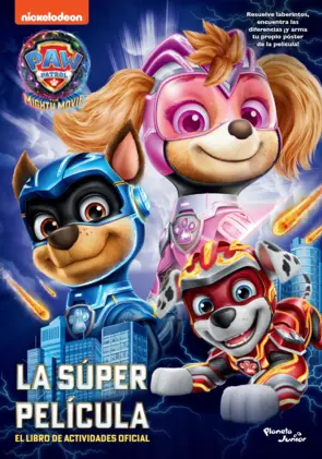 Portada PAW Patrol. La Súper Película. Libro de actividades