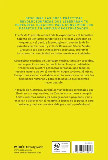Contraportada El arte de lo posible