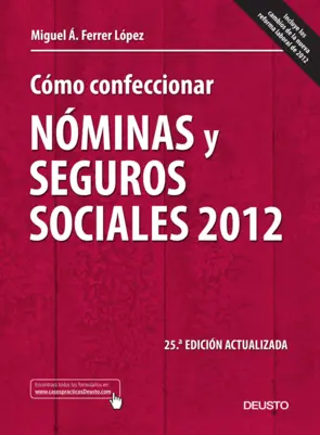Portada Cómo confeccionar nóminas y seguros sociales 2012