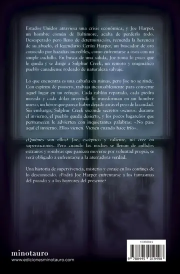 Contraportada Vienen cuando hace frío (NE)