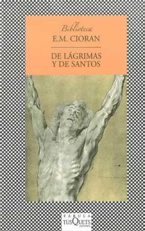 Portada De lágrimas y de santos