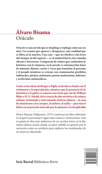 Contraportada Oráculo