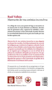 Miniatura contraportada Manuscrito de una crónica inconclusa