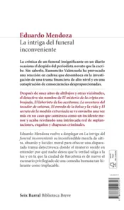 Miniatura contraportada La intriga del funeral inconveniente