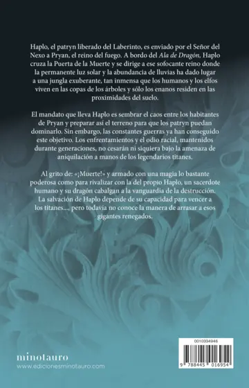 Contraportada El Ciclo de la Puerta de la Muerte nº 02/07 La estrella de los elfos