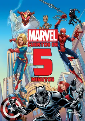 Portada Marvel. Cuentos de 5 minutos