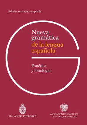 Portada Nueva gramática de la lengua española. Fonética y fonología. Edición revisada