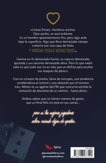 Contraportada La locura más ardiente (Edición mexicana)