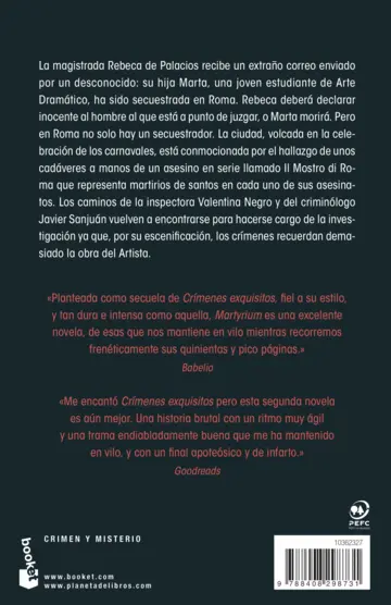 Contraportada Crímenes exquisitos 2