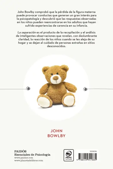 Contraportada La separación