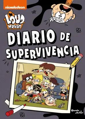 Portada The Loud House. Diario de supervivencia
