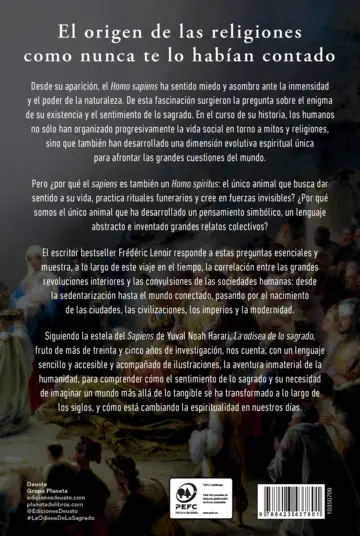 Contraportada La odisea de lo sagrado