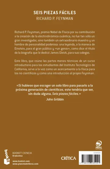 Contraportada Seis piezas fáciles