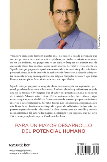 Contraportada Si puedes volar, por qué gatear