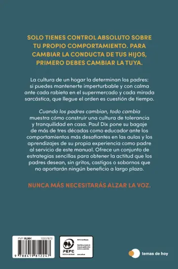 Contraportada Cuando los padres cambian, todo cambia