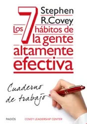 Portada Los 7 hábitos de la gente altamente efectiva. Cuaderno de trabajo
