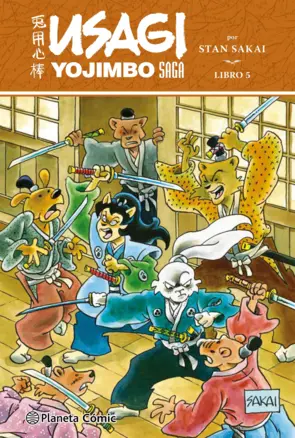 Portada Usagi Yojimbo Saga nº 05