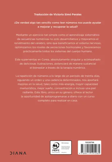 Contraportada La terapia de los números (Edición mexicana)