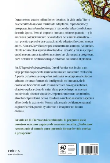 Contraportada El ingenio de la naturaleza