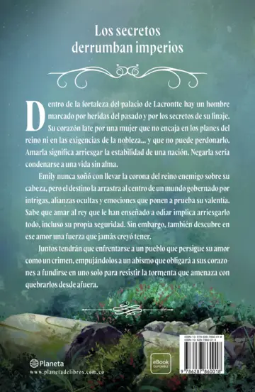 Contraportada El corazón del rey (Saga Rey III)