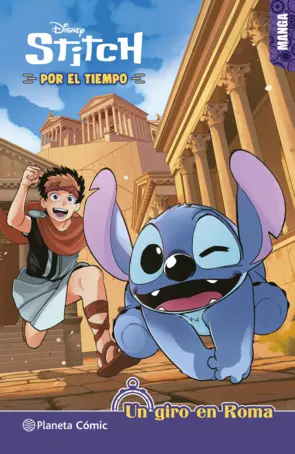 Portada Stitch por el tiempo. Un giro en Roma