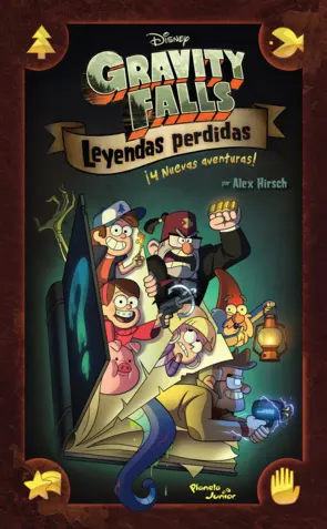 Portada Gravity Falls. Leyendas perdidas