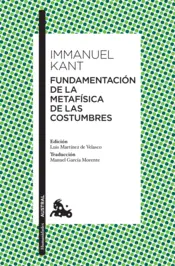 Portada Fundamentación de la metafísica de las costumbres