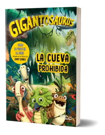 Portada Gigantosaurus. La cueva prohibida