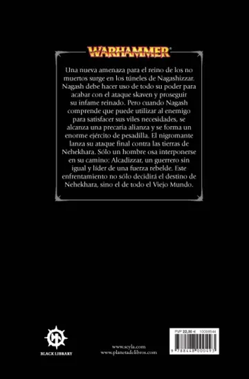 Contraportada Nagash, el Inmortal