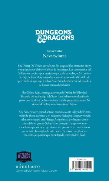Contraportada Neverwinter nº 02/04 Neverwinter