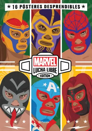 Portada Marvel Lucha Libre. Libro póster