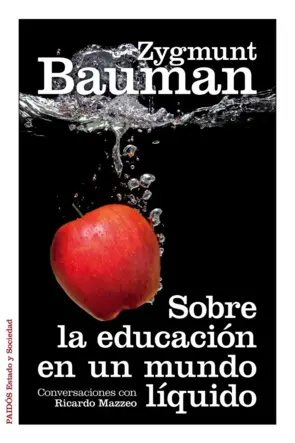 Portada Sobre la educación en un mundo líquido