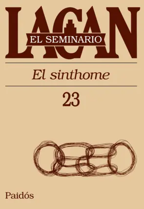 Portada Seminario. Libro 23. Lacan, J.