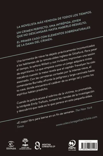 Contraportada El misterio de Sittaford