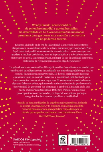 Contraportada La buena ansiedad