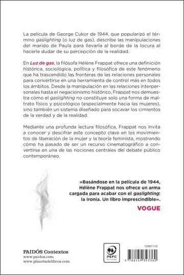 Contraportada Luz de gas