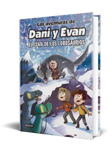 Portada Las aventuras de Dani y Evan 8. El clan de los Lobosaurios