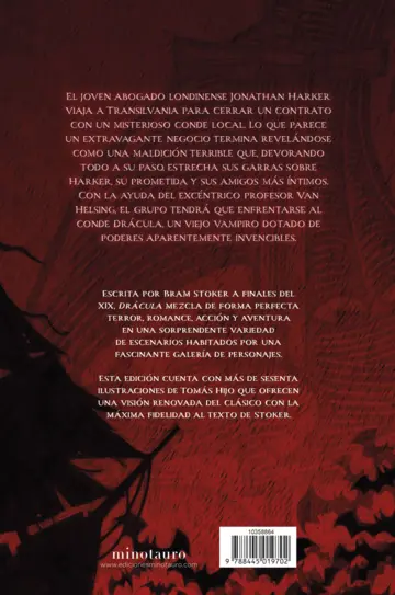 Contraportada Drácula Tomás Hijo