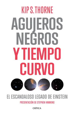 Portada Agujeros negros y tiempo curvo