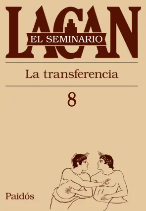 Portada Seminario, Libro 8. Lacan, J.