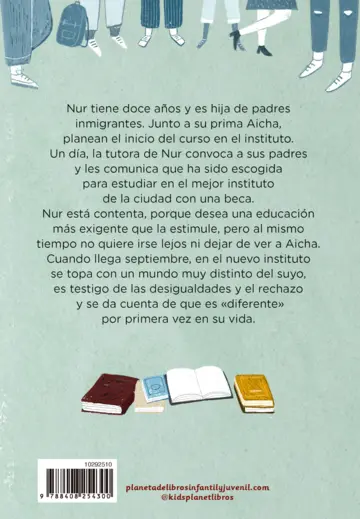 Contraportada Los secretos de Nur