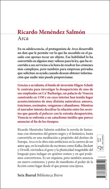 Contraportada Arca
