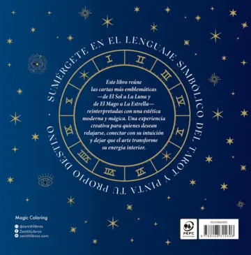 Contraportada Tarot para colorear