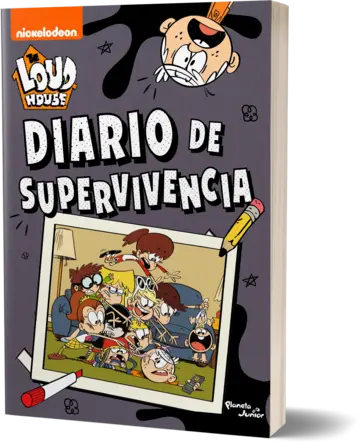 Portada The Loud House. Diario de supervivencia