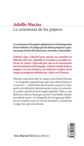 Miniatura contraportada La ceremonia de los pájaros