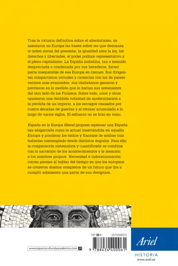 Contraportada España en la Europa liberal