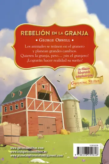 Contraportada Rebelión en la granja