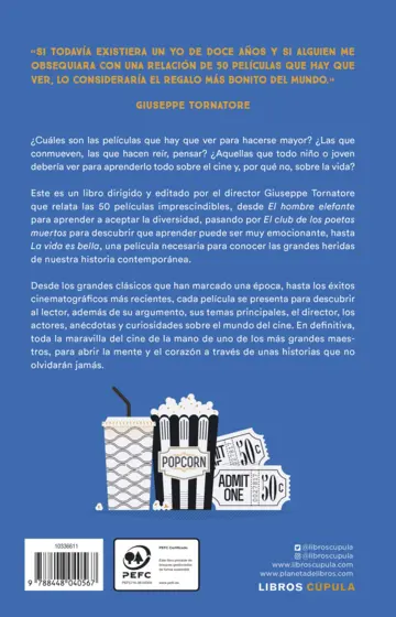 Contraportada 50 películas con las que hacerse mayor (Edición mexicana)