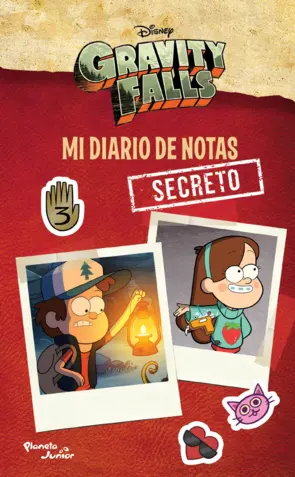 Portada Gravity Falls. Mi diario de notas secreto